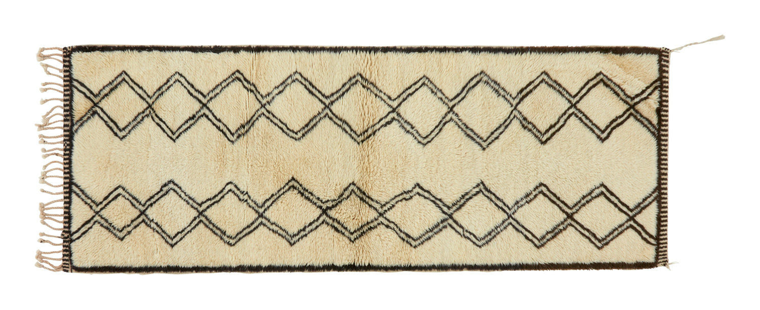 Beni Ourain Rug - 8'5" x 3'2"